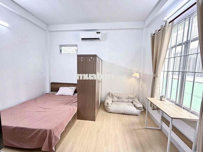 CHO THUÊ STUDIO CỬA SỔ THOÁNG MÁT FULL NỘI THẤT NGAY TRUNG TÂM QUẬN 3