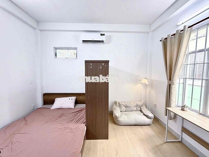 CHO THUÊ STUDIO CỬA SỔ THOÁNG MÁT FULL NỘI THẤT NGAY TRUNG TÂM QUẬN 3