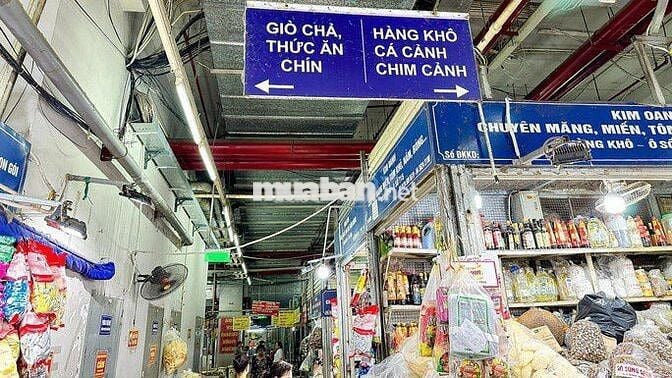 Bán Kiot Góc Đẹp Chợ Mơ - Đầu Dãy, View Rộng, Vị Trí Đắc Địa