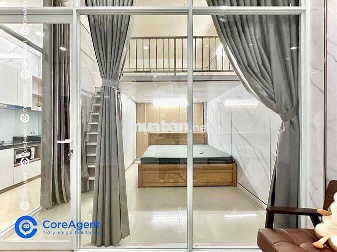 CHDV RỘNG 40m2 DẠNG DUPLEX 2 KHÔNG GIAN NGỦ Ở ĐƯỢC 4 NGƯỜI GẦN HUIT.