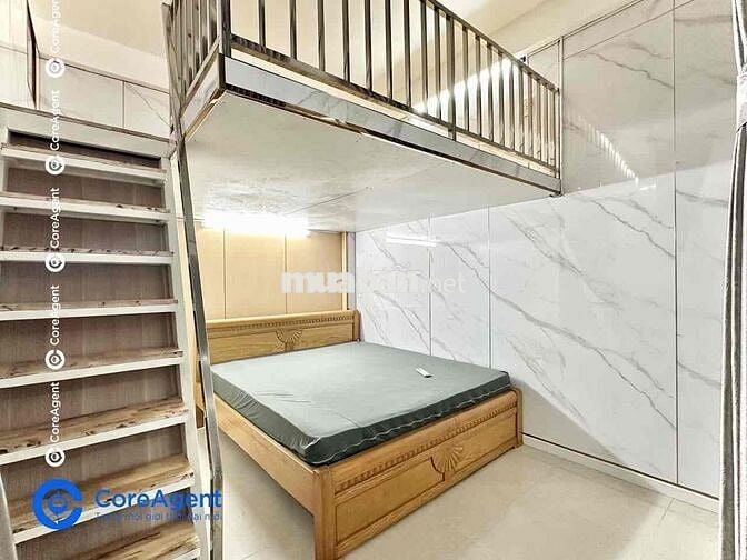 CHDV RỘNG 40m2 DẠNG DUPLEX 2 KHÔNG GIAN NGỦ Ở ĐƯỢC 4 NGƯỜI GẦN HUIT.