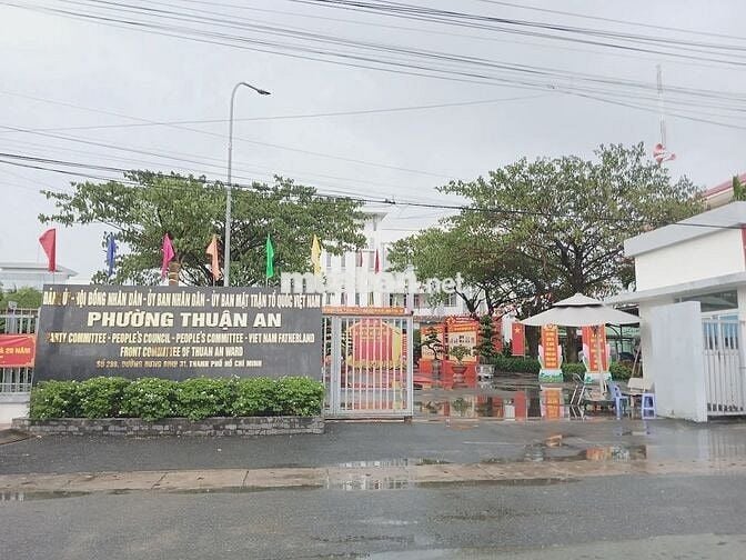 750 TRIỆU CÓ  ĐẤT MẶT TIỀN THUẬN AN 227M2 ĐỐI DIỆN UBND PHƯỜNG