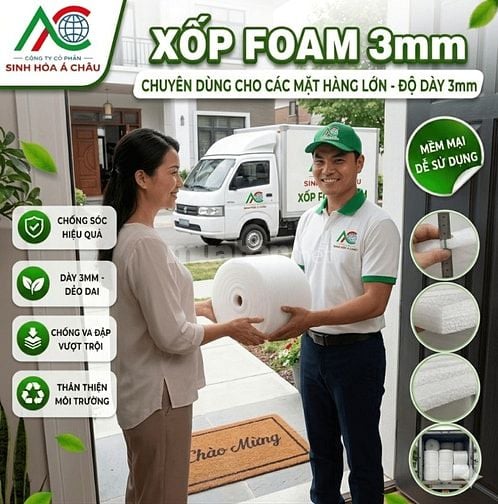 Xốp nổ bọc hàng tại Hoàng Mai: Giải pháp đóng gói nhanh, giao hàng hỏa