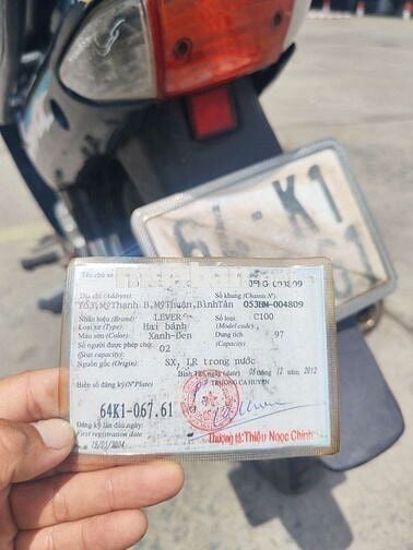 Honda Wave ZX 2004 Xanh biển số 64