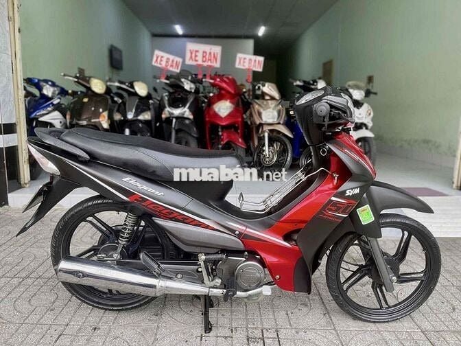 SYM Elegant 50cc 2022 Đỏ đen bản Mâm Đĩa ZiN