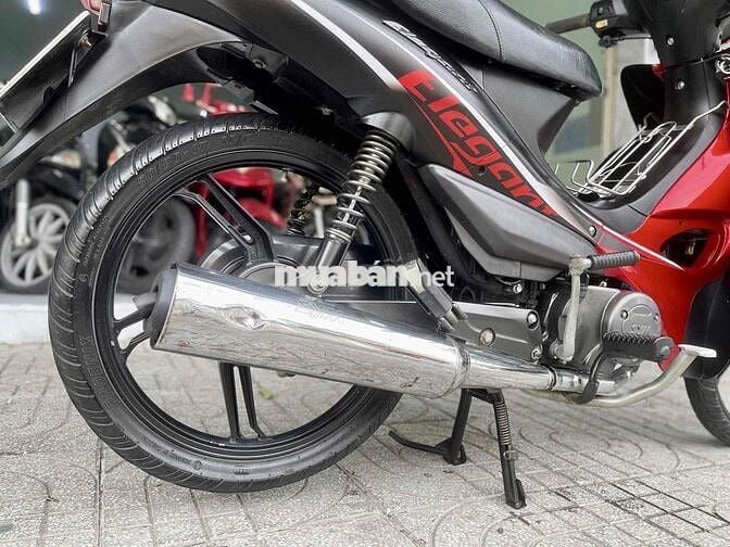 SYM Elegant 50cc 2022 Đỏ đen bản Mâm Đĩa ZiN