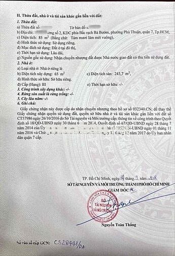 BÁN NHÀ Mặt tiền Đường số 2, KDC phía Bắc rạch Bà Bướm, P. Phú Thuận,