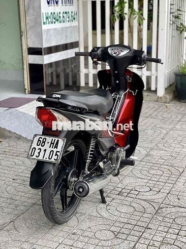 SYM Elegant 50cc 2022 Đỏ đen bản Mâm Đĩa ZiN