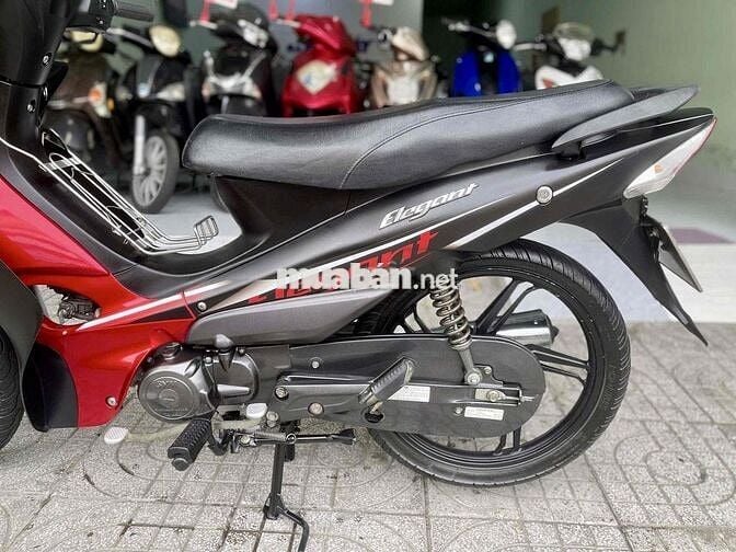 SYM Elegant 50cc 2022 Đỏ đen bản Mâm Đĩa ZiN