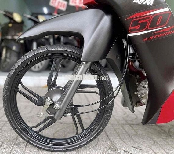 SYM Elegant 50cc 2022 Đỏ đen bản Mâm Đĩa ZiN