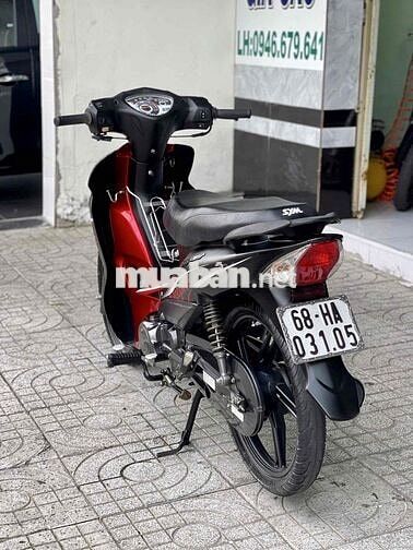 SYM Elegant 50cc 2022 Đỏ đen bản Mâm Đĩa ZiN