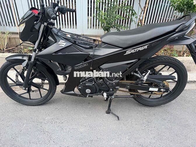 Suzuki Satria 150 mới 80% đen nhám