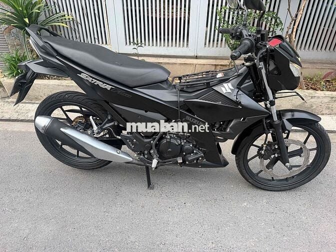 Suzuki Satria 150 mới 80% đen nhám