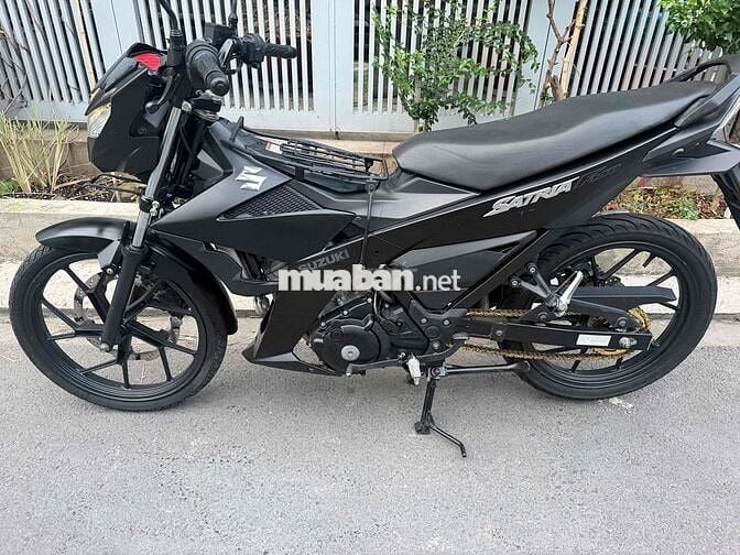 Suzuki Satria 150 mới 80% đen nhám