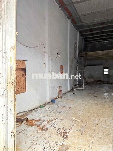 cho thuê kho 85m2 / 2 mặt tiền có điện 3 pha hợp đồng 3 tháng /1 lần