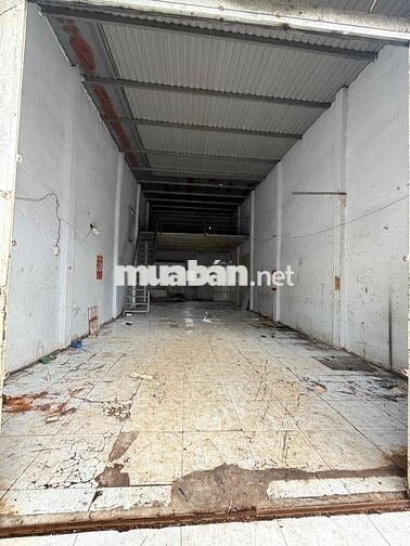 cho thuê kho 85m2 / 2 mặt tiền có điện 3 pha hợp đồng 3 tháng /1 lần