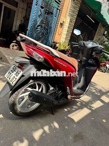 Honda Vision 2023 Đỏ Smartkey Tự động
