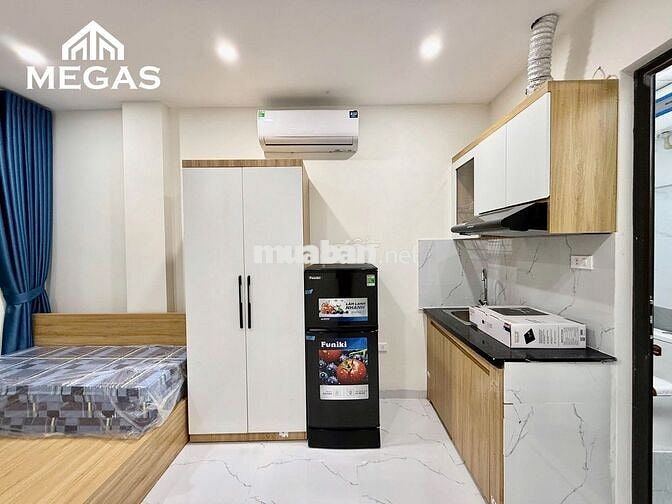 CHO THUÊ 1PN FULL NỘI THẤT NGAY 111 QUAN HOA GẦN ĐH GIAO THÔNG VẬN TẢI