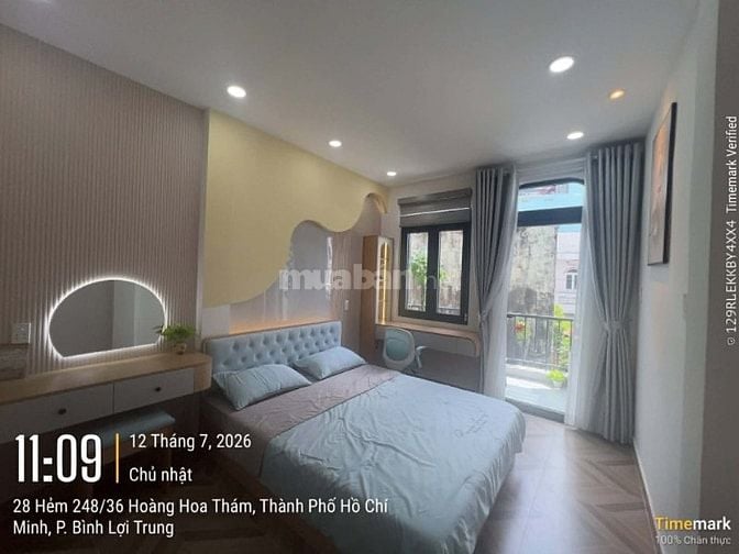 SIÊU PHẨM BÌNH THẠNH - NHÀ ĐẸP Full NỘI THẤT - SÂN THƯỢNG CỰC CHIL