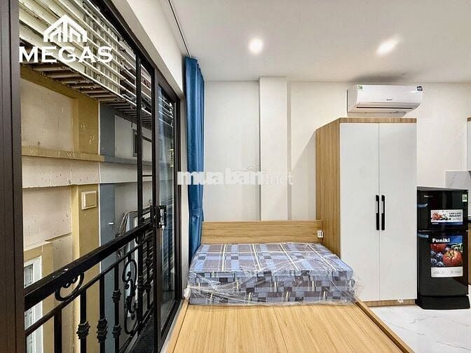CHO THUÊ 1PN FULL NỘI THẤT NGAY 111 QUAN HOA GẦN ĐH GIAO THÔNG VẬN TẢI