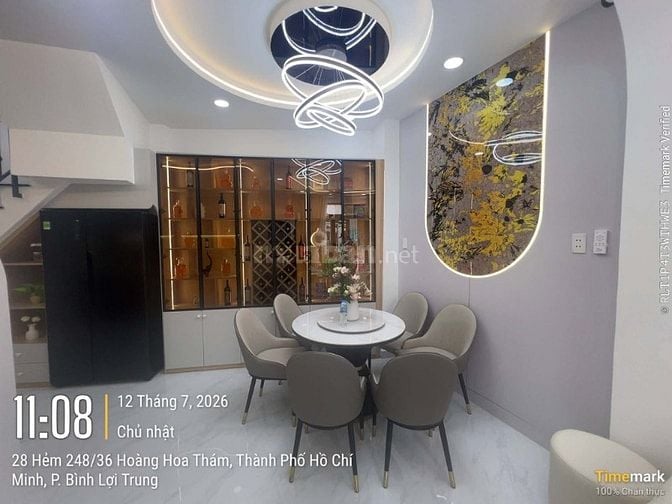 SIÊU PHẨM BÌNH THẠNH - NHÀ ĐẸP Full NỘI THẤT - SÂN THƯỢNG CỰC CHIL
