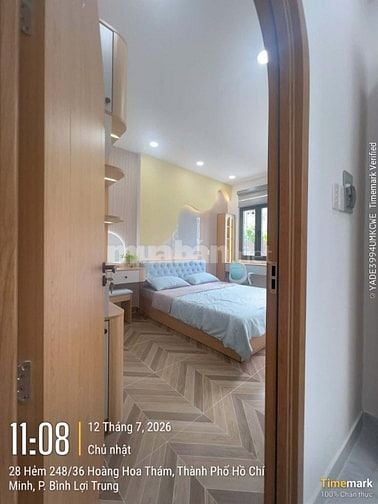 SIÊU PHẨM BÌNH THẠNH - NHÀ ĐẸP Full NỘI THẤT - SÂN THƯỢNG CỰC CHIL