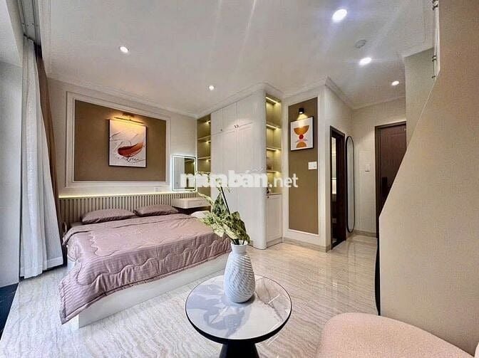 Cho thuê căn hộ Studio ban công lớn full nội thất Thành Thái Quận 10