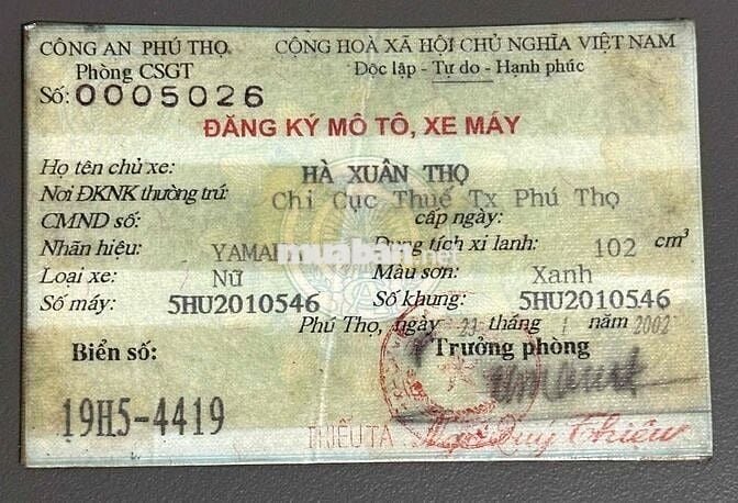 Yamaha Sirius Xanh Nguyên zin đời đầu