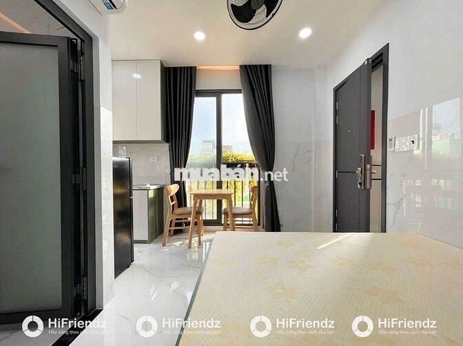 GẦN HUIT CĂN HỘ 1PN TÁCH BẾP BAN CÔNG VIEW ĐẸP ĐẦY ĐỦ NỘI THẤT