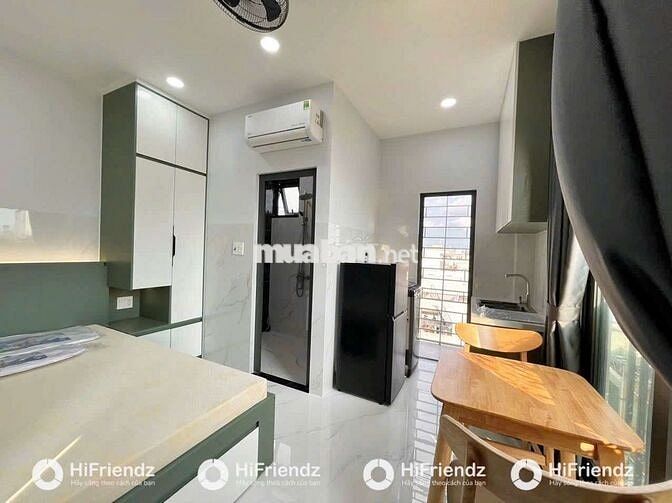 GẦN HUIT CĂN HỘ 1PN TÁCH BẾP BAN CÔNG VIEW ĐẸP ĐẦY ĐỦ NỘI THẤT