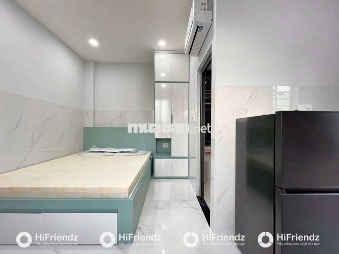 GẦN HUIT CĂN HỘ 1PN TÁCH BẾP BAN CÔNG VIEW ĐẸP ĐẦY ĐỦ NỘI THẤT