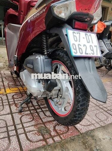 Honda Vision 2025 Cao Cấp màu Đỏ