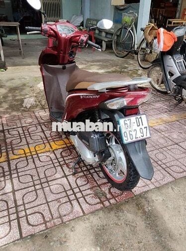 Honda Vision 2025 Cao Cấp màu Đỏ