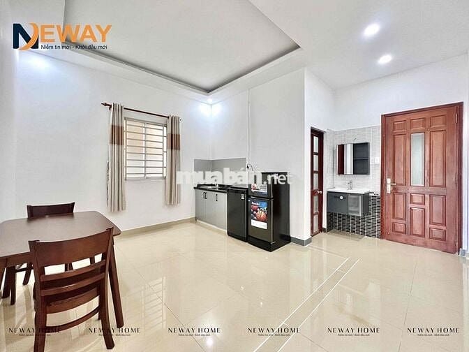 1PN TÁCH BẾP, BAN CÔNG FULL NỘI THẤT GẦN CÔNG VIÊN LÀNG HOA, MỚI 100%