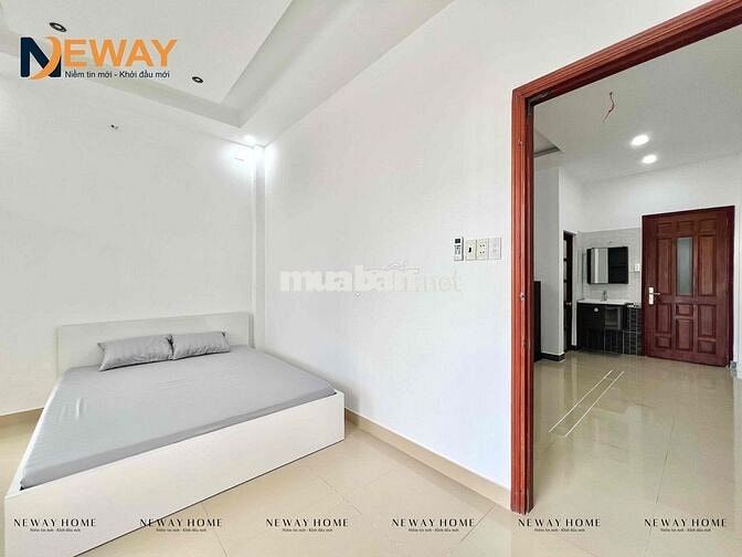 1PN TÁCH BẾP, BAN CÔNG FULL NỘI THẤT GẦN CÔNG VIÊN LÀNG HOA, MỚI 100%