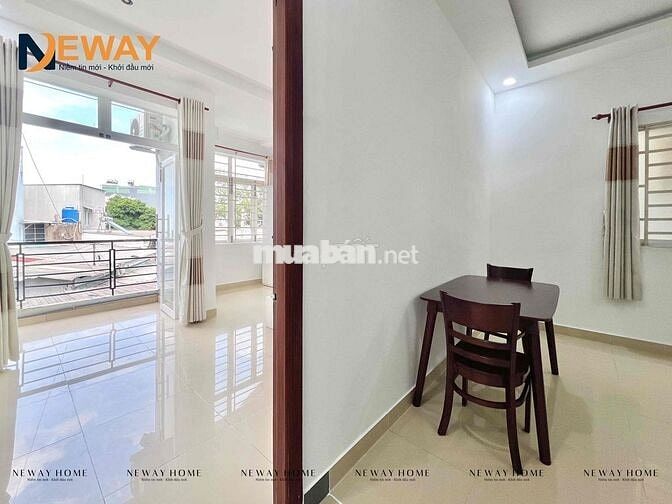 1PN TÁCH BẾP, BAN CÔNG FULL NỘI THẤT GẦN CÔNG VIÊN LÀNG HOA, MỚI 100%