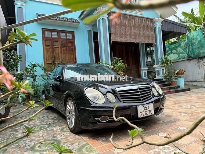 Mercedes E200 Compressor 2008 Đen 256184 km