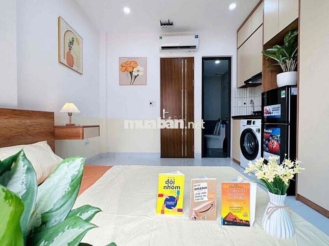 STUDIO ĐẦY ĐỦ NỘI THẤT - NGAY CAO ĐẲNG FPT - BAN CÔNG RIÊNG