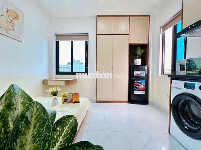 STUDIO ĐẦY ĐỦ NỘI THẤT - NGAY CAO ĐẲNG FPT - BAN CÔNG RIÊNG