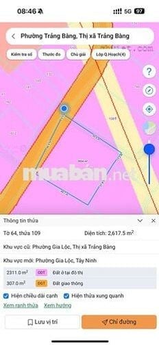 Nhượng một phần Đất đã QH full Thổ cư