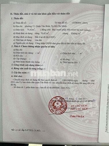NGỘP - CHỈ 5.2 TỶ (4.4*16m) NGUYỄN SỸ SÁCH - TÂN BÌNH-CHƯA QUA ĐẦU TƯ