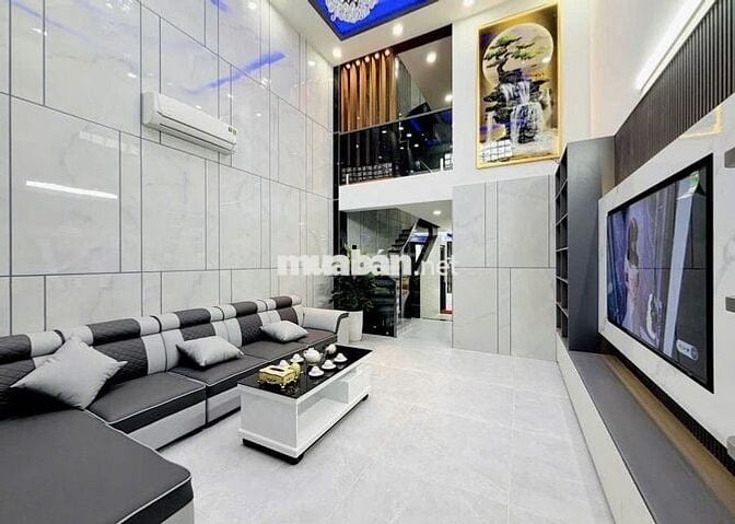 NHÀ MỚI HẺM 5m THÔNG DIỆP MINH CHÂU_Tân Sơn Nhì_4.7x17m_ĐÚC 4 TẤM_4PN