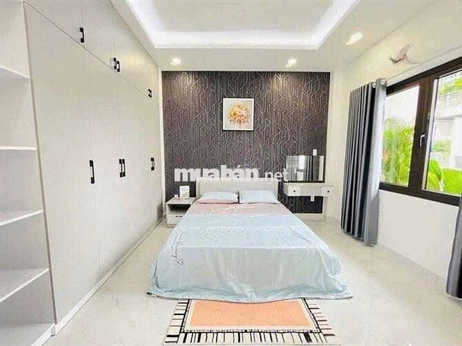 CHO THUÊ NHÀ HẺM XE TẢI FULL NỘI THẤT 4PN 3WC PHẠM VĂN CHIÊU P9 GV