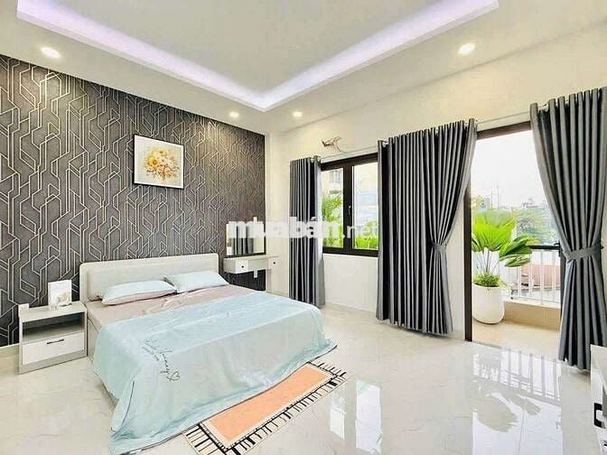 CHO THUÊ NHÀ HẺM XE TẢI FULL NỘI THẤT 4PN 3WC PHẠM VĂN CHIÊU P9 GV