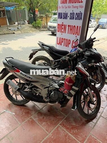 Suzuki Satria 2000 Bạc Đen Đỏ