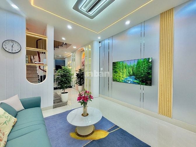 CĂN GÓC 2MT PHAN XÍCH LONG - HẺM XE HƠI - 4 TẦNG - FULL NỘI THẤT - CHỈ
