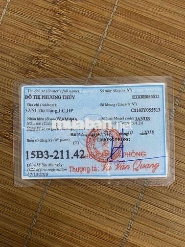 Bán xe JANUS màu đen bóng giấy tờ đầy đủ