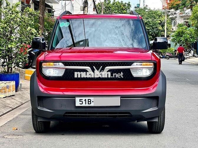 VinFast VF3 màu đỏ, Pin mua, sạc không giới hạn
