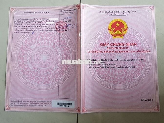 Kẹt tiền bán đất giá rẻ tại Tân Hiệp Hóc môn rộng 250m2 (10x25m)