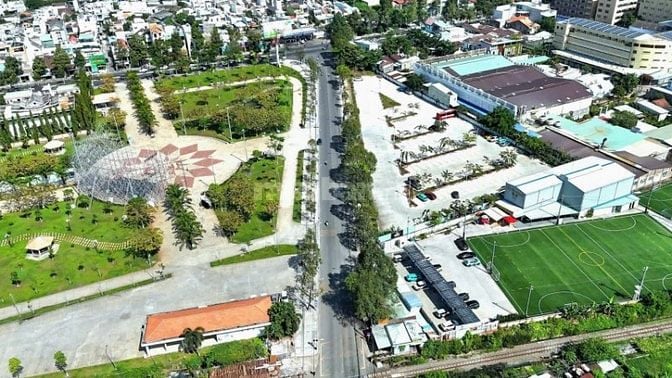 155 TỶ- 6725m2 Đất mặt tiền đường Dương Tử Giang dòng tiền 6 tỷ/năm